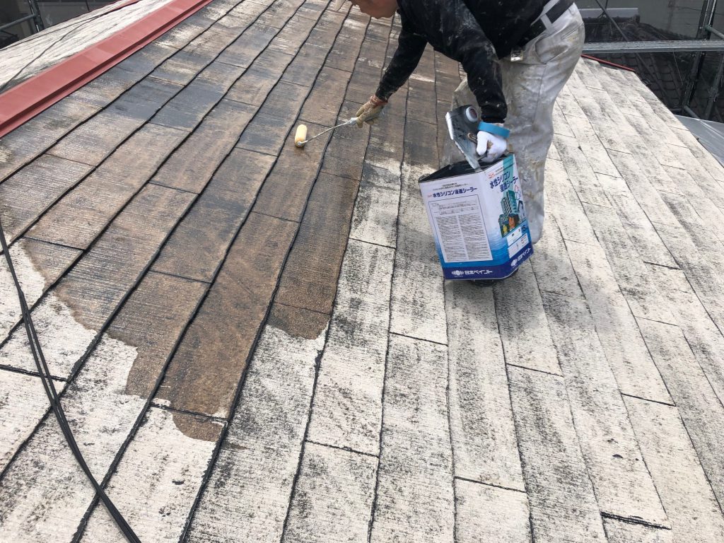 富田林市　戸建て　屋根塗装