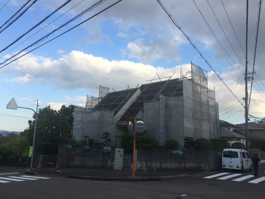 外壁塗装　奈良県生駒市