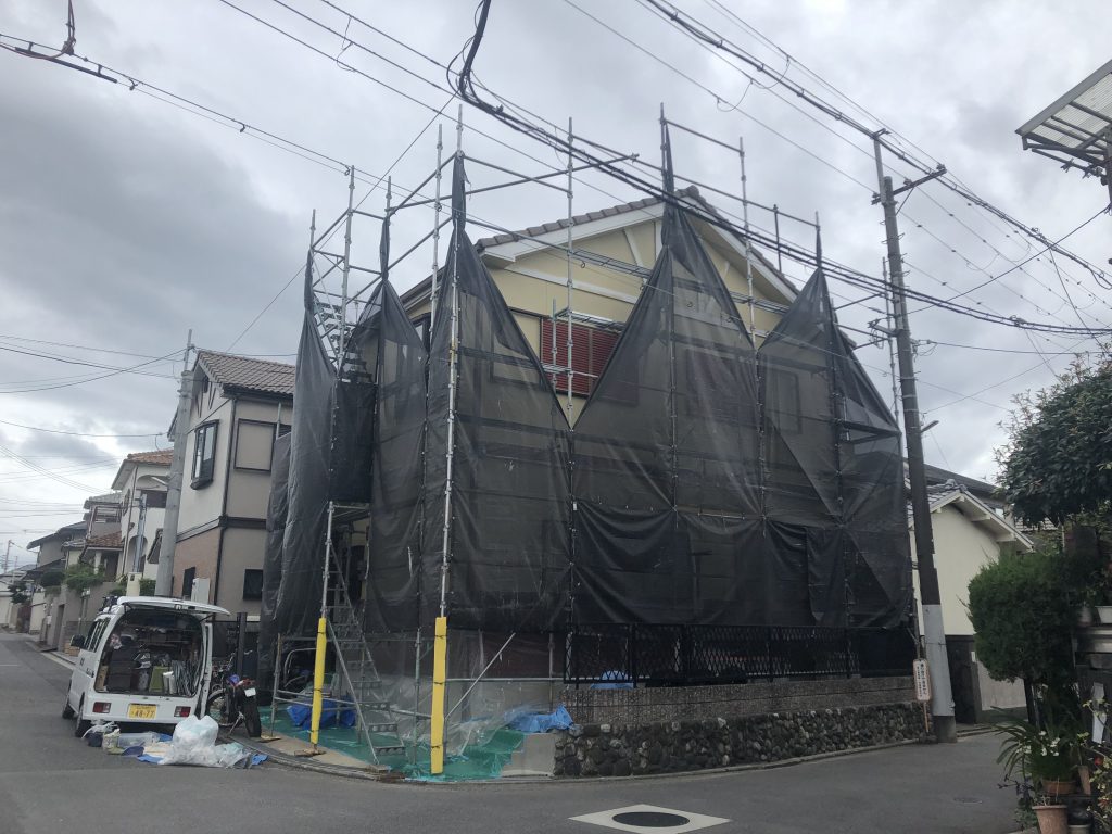 堺市東区　戸建て塗装工事