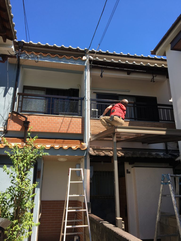 住吉区戸建て外壁塗装工事