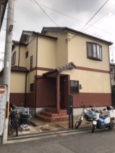 堺市東区　戸建て塗装工事